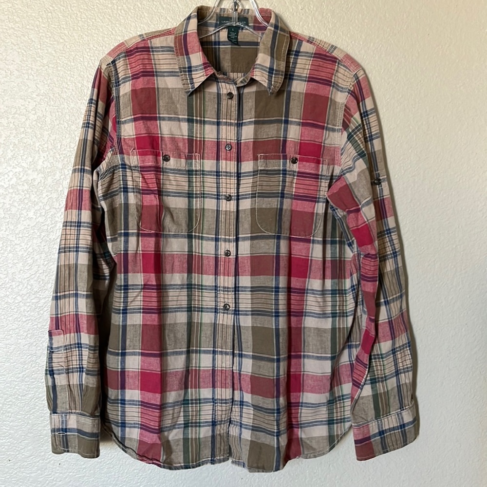 RALPH LAUREN LONG SLEEVE SZ L
